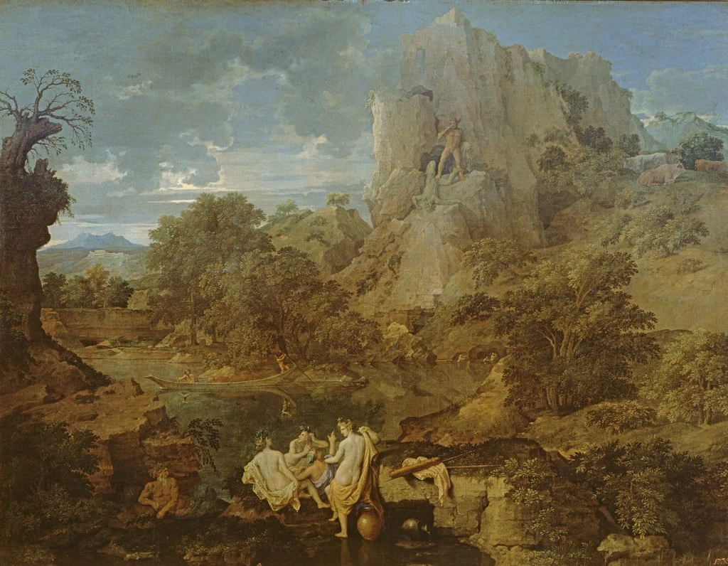 Paesaggio con Ercole e Cacus - Pushkin Museum, Moscow